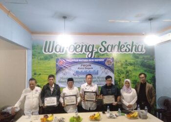 Masih Suasana Idul Fitri 1446H, PWOIN Gelar Halalbihalal Bersama BPN dan Humas DPRD Kota Depok