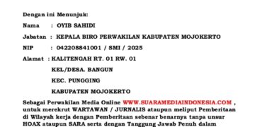 Suaramediaindonesia.com Buka perwakilan di Mojokerto
