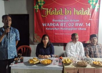Warga RT 02/RW 14, Peninggilan Utara, Ciledug, Tangerang Menggelar Halal Bi Halal Idhul Fitri 1446 H