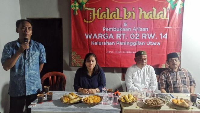 Warga RT 02/RW 14, Peninggilan Utara, Ciledug, Tangerang Menggelar Halal Bi Halal Idhul Fitri 1446 H