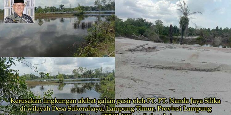 Warga Menjerit! Tambang Pasir Silika di Lampung Timur Diduga Ancam Keselamatan dan Rusak Lingkungan, PPWI Desak Penegakan Hukum!