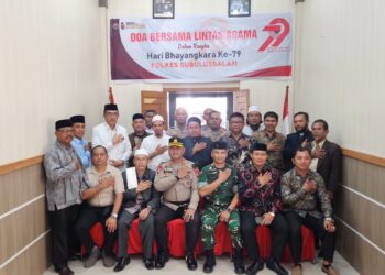 Sambut Hari Bhayangkara ke-79, Polres Subulussalam Laksanakan Doa Bersama Lintas Agama