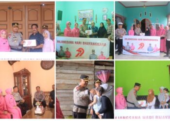 Jelang Hari Bhayangkara ke- 79, Polres Subulussalam Salurkan Bansos untuk Purnawirawan Polri dan Warakawuri