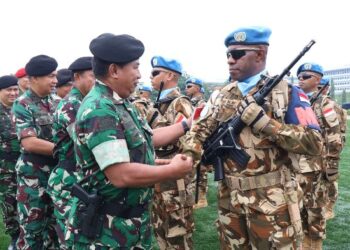 Upacara Pemberangkatan Satgas Kizi TNI Kontingen Garuda XX-V MONUSCO Kongo TA. 2025