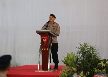 DANPAS  Brimob BRIGJEN Pol. Anang Supena memulai Napak Tilas di SATBRIMOB Lampung