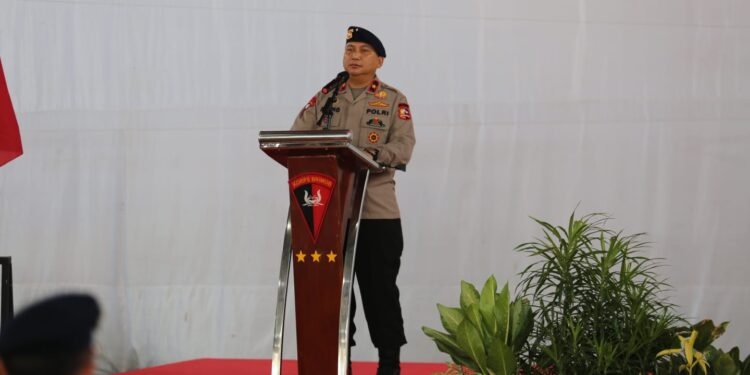 DANPAS  Brimob BRIGJEN Pol. Anang Supena memulai Napak Tilas di SATBRIMOB Lampung