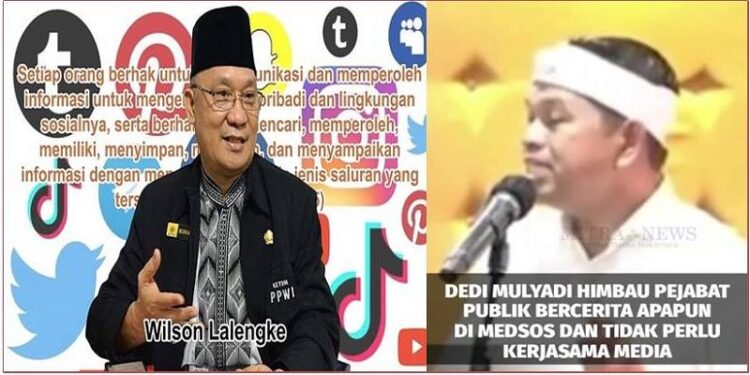 Ketum PPWI Wilson Lalengke Setuju atas Pernyataan  Gubernur Jabar “agar Tidak Ada lagi Kerjasama dengan Pemerintah”.