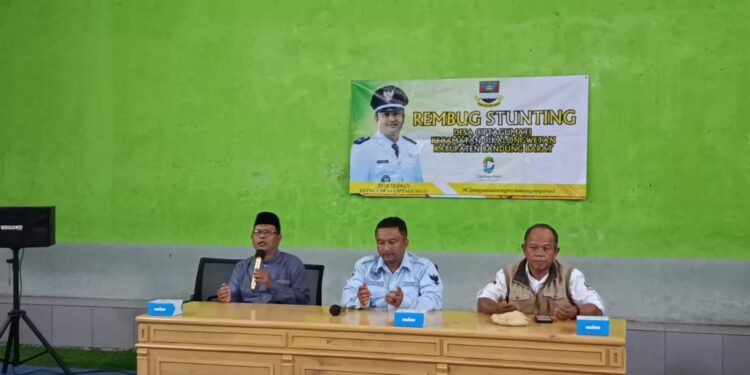 Desa Ciptagumati Menggelar “Rempug Stunting” dengan Menghadirkan TP3S ( Tim Percepatan Pencegahan dan Penurunan Stunting) Ciptakan Komunikasi dan Motivasi