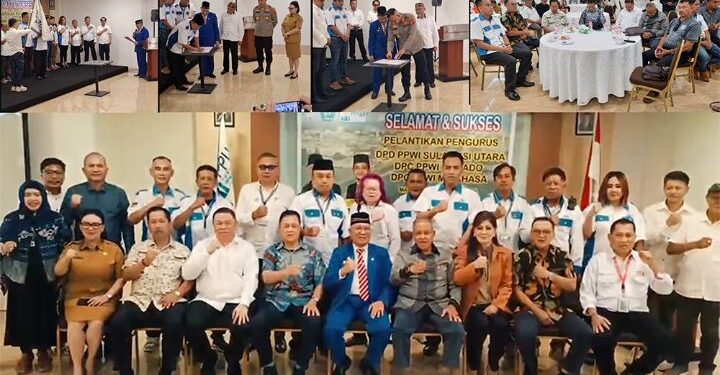 Catatan Kecil dari Sulut: Dihadiri Sejumlah Jenderal, Ketum PPWI Lantik Pengurus PPWI Sulawesi Utara