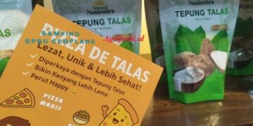 Pertama Olahan Pizza De Talas dari Tepung Talas Belitung