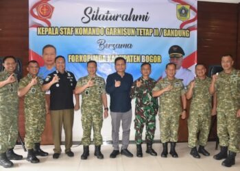 MARSMA TNI Visnu Hermawan, S.E., M.M., Menjalin Silaturahmi dengan FORKOPIMDA Kabupaten Bogor 