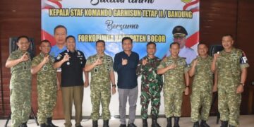 MARSMA TNI Visnu Hermawan, S.E., M.M., Menjalin Silaturahmi dengan FORKOPIMDA Kabupaten Bogor