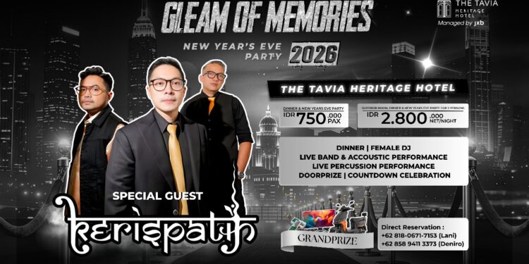 Saksikanlah…!!Kerispatih Bakalan Manggung di The Tavia Heritage Hotel Pada Perayaan Malam Tahun Baru 2026