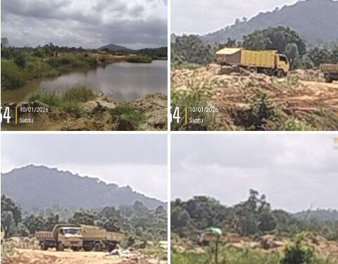 Penambangan Pasir Ilegal di Sagatani Singkawang Selatan Diduga Dibekingi Oknum APH