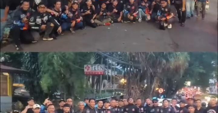 Komunitas Lendenk n’d Gank Chapter Central Berbagi Takjil Ramadhan kepada OJOL dan Pengendara lainnya