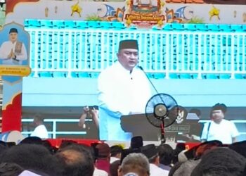 Bupati Rudy Rusmanto Beserta FORKOPIMDA Sholat IED di Stadion Pakansari