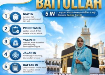 Umroh Bukan hanya  Sekadar Perjalanan, Tapi Perjalanan Hati Menuju Ampunan dan Cinta Ilahi. Agen Yani Bungsu Hadir Temani Anda Menjemput Ridho-Nya